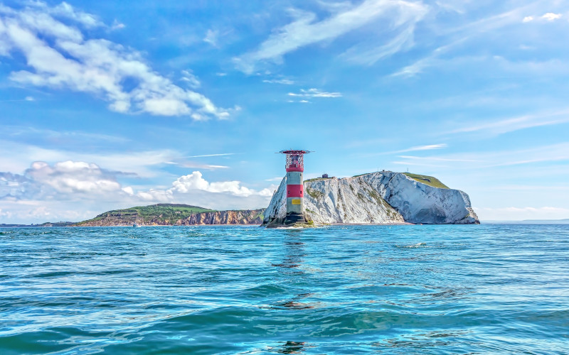 view of the needles, isle of wight