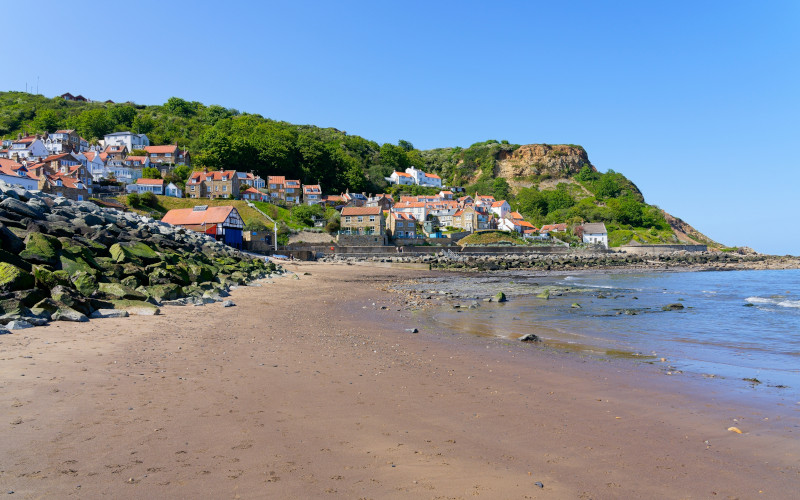 runswick bay in yorkshire